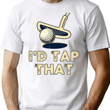 Id Tap That T-Shirt - Retro Graphic Tee for Men & Women - White