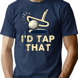Id Tap That T-Shirt - Retro Graphic Tee for Men & Women - Navy