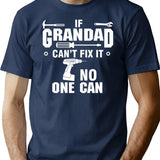 If Grandad T-Shirt - Retro Graphic Tee for Men & Women - Navy