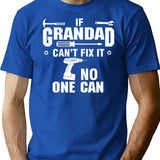 If Grandad T-Shirt - Retro Graphic Tee for Men & Women - Blue