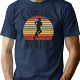 If I Collapse Please Pause My Watch (1) T-Shirt - Navy