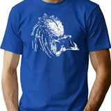 If It Bleeds T-Shirt for Men & Women, T-Shirts Graphic Tee - Blue