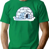 Igloo T-Shirt - Retro Graphic Tee for Men & Women - Green