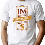 Im A Certified Glizzy Guzzling Gladiator - Vintage Style T-Shirt - White