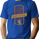 Im A Certified Glizzy Guzzling Gladiator - Vintage Style T-Shirt - Blue