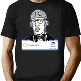 Im Not A Robot Sleeper Captcha Log In T-Shirt for Men & Women, T-Shirts Graphic Tee - Black