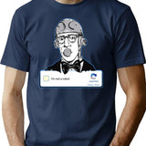 Im Not A Robot Sleeper Captcha Log In T-Shirt for Men & Women, T-Shirts Graphic Tee - Navy