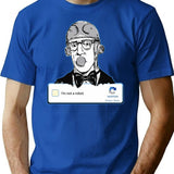 Im Not A Robot Sleeper Captcha Log In T-Shirt for Men & Women, T-Shirts Graphic Tee - Blue
