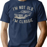 Im Not Old Im Classic Shirt Funny Vintage Style Tee Retro Humor T-shirt Cool Birthday Gift Classic Car Lover Joke Shirt Dad Style Tee - Navy