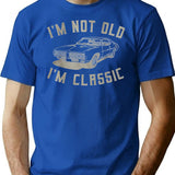 Im Not Old Im Classic Shirt Funny Vintage Style Tee Retro Humor T-shirt Cool Birthday Gift Classic Car Lover Joke Shirt Dad Style Tee - Blue