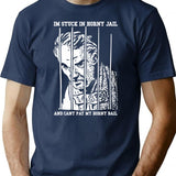 Im Stuck In Horny Jail And Cant Pay My Horny Bail T-Shirt - Navy