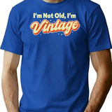 Im Vintage T-Shirt - Retro Graphic Casual Tee - Blue