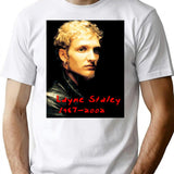 Image Layne Staley Classic Essentiel T-Shirt - Retro Graphic Tee for Men & Women - White