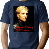 Image Layne Staley Classic Essentiel T-Shirt - Retro Graphic Tee for Men & Women - Navy