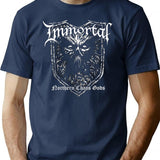 Immortal - Northern Chaos Gods T-Shirt for Men & Women, T-Shirts Graphic Tee - Navy