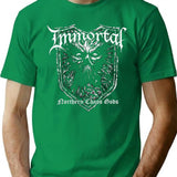 Immortal - Northern Chaos Gods T-Shirt for Men & Women, T-Shirts Graphic Tee - Green