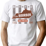 In Bourbon We Trust (warm Tone) T-Shirt - White