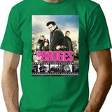 In Bruges Poster Vintage T-Shirt - Retro Graphic Casual Tee - Green
