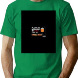 In Case Of Accident My Blood Type Is Single Malt T-Shirt - Green