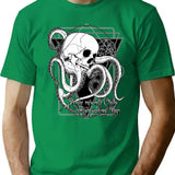 In His House At R'Lyeh Dead Cthulhu Waits Dreaming. T-Shirt for Men & Women, T-Shirts Graphic Tee - Green