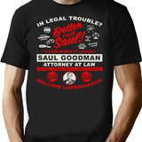 In Legal Trouble Better Call Saul Dks T-Shirt for Men & Women, T-Shirts Graphic Tee - Black