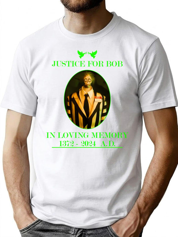 In Loving Memory Of Bob T-Shirt for Men & Women, T-Shirts Graphic Tee - White