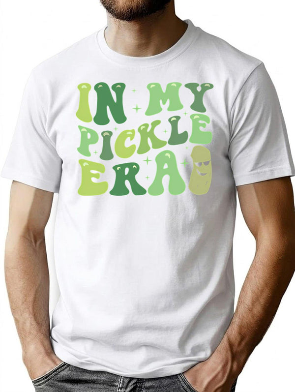 In My Pickle Era Colorful Graphic For Pickle Lovers Vintage T-Shirt - White