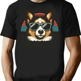Incorgnito - Incognito Corgi Retro T-Shirt - Black