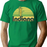 Indiana Corn T-Shirt - Retro Graphic Tee for Men & Women - Green