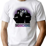 Indochine T-Shirt - Retro Graphic Tee for Men & Women - White