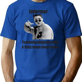 Informer 90s Rap Retro Vintage Shirt T-Shirt - Blue