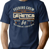 Ingen Feeding Crew Dks Worn T-Shirt for Men & Women, T-Shirts Graphic Tee - Navy