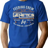 Ingen Feeding Crew Dks Worn T-Shirt for Men & Women, T-Shirts Graphic Tee - Blue