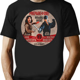 Inigo Montoya Circle Worn Dks T-Shirt for Men & Women, T-Shirts Graphic Tee - Black