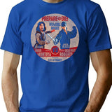 Inigo Montoya Circle Worn Dks T-Shirt for Men & Women, T-Shirts Graphic Tee - Blue
