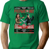 Inigo Montoya Fencing Poster Worn T-Shirt for Men & Women, T-Shirts Graphic Tee - Green