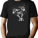 Input T-Shirt for Men & Women, T-Shirts Graphic Tee - Black