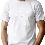 Input T-Shirt for Men & Women, T-Shirts Graphic Tee - White