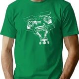 Input T-Shirt for Men & Women, T-Shirts Graphic Tee - Green