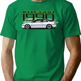 Integra 1990 Jdm Classic T-Shirt - Retro Graphic Tee for Men & Women - Green