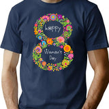 Internati0nal Women's Day 8 Marich 2021 For Women T-Shirt - Navy