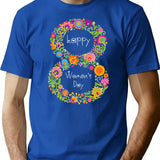 Internati0nal Women's Day 8 Marich 2021 For Women T-Shirt - Blue