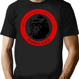 International Order For Gorillas T-Shirt - Retro Graphic Tee for Men & Women - Black