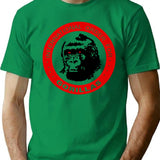 International Order For Gorillas T-Shirt - Retro Graphic Tee for Men & Women - Green