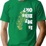 Is My Bike Ok T-shirt Funny Vintage Biker Gift For Bikers - Green