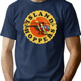Island Hoppers Magnum Pi T-Shirt for Men & Women, T-Shirts Graphic Tee - Navy