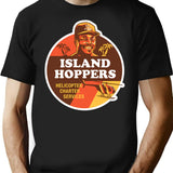 Island Hoppers With Tc T-Shirt for Men & Women, T-Shirts Graphic Tee - Black