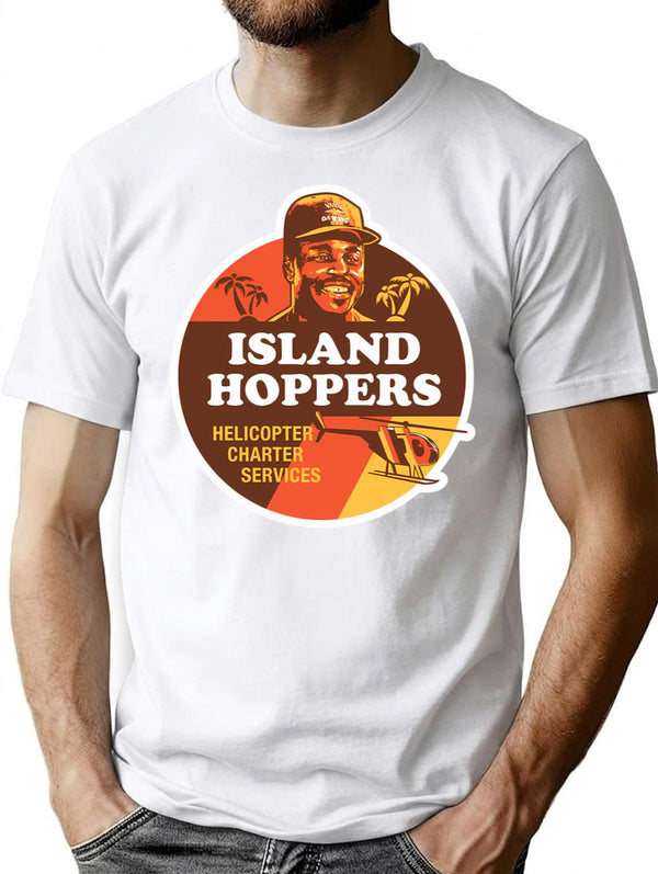 Island Hoppers With Tc T-Shirt for Men & Women, T-Shirts Graphic Tee - White