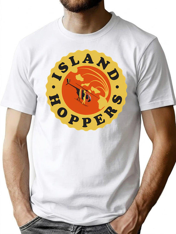 Island Hoppers T-Shirt for Men & Women, T-Shirts Graphic Tee - White