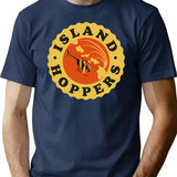 Island Hoppers T-Shirt for Men & Women, T-Shirts Graphic Tee - Navy